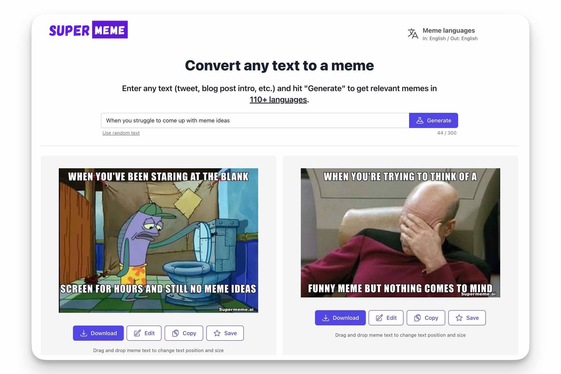 Meme generation process - how it works