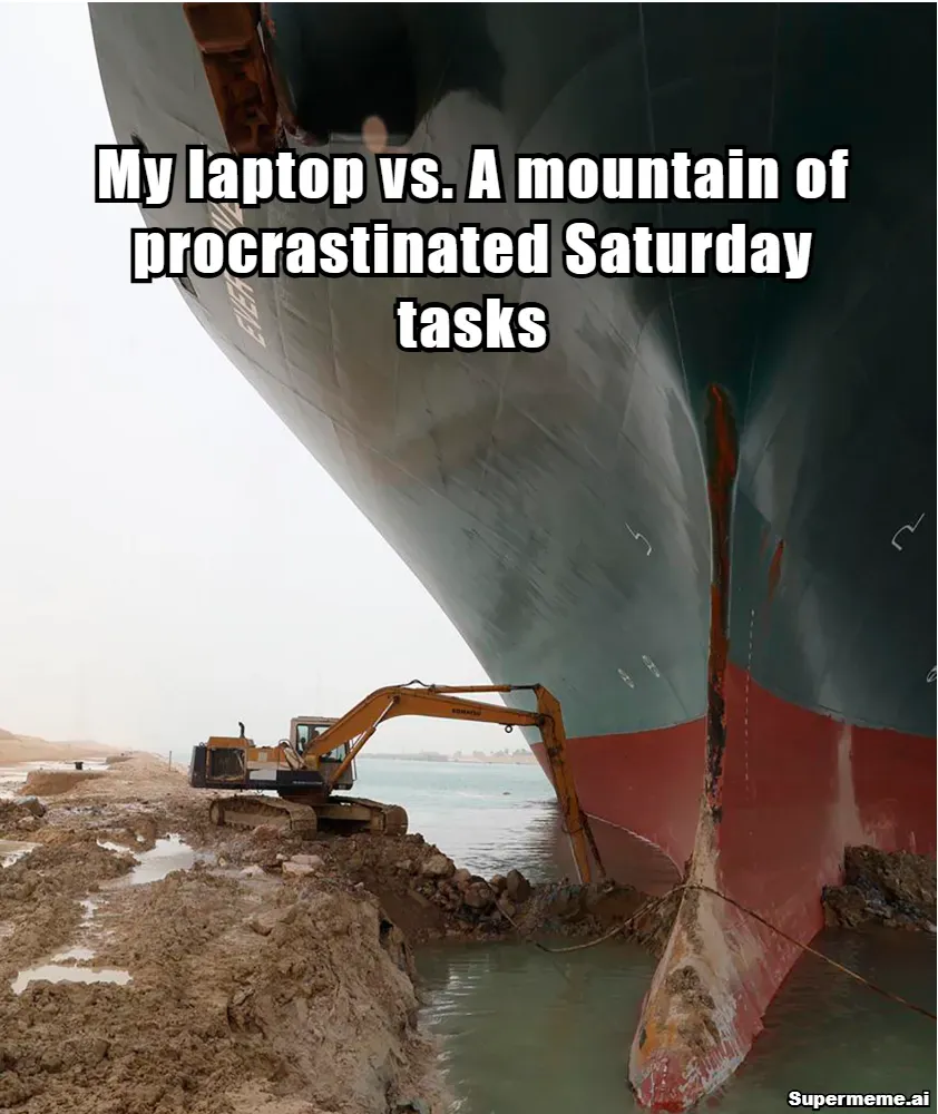 funny saturday work meme 14