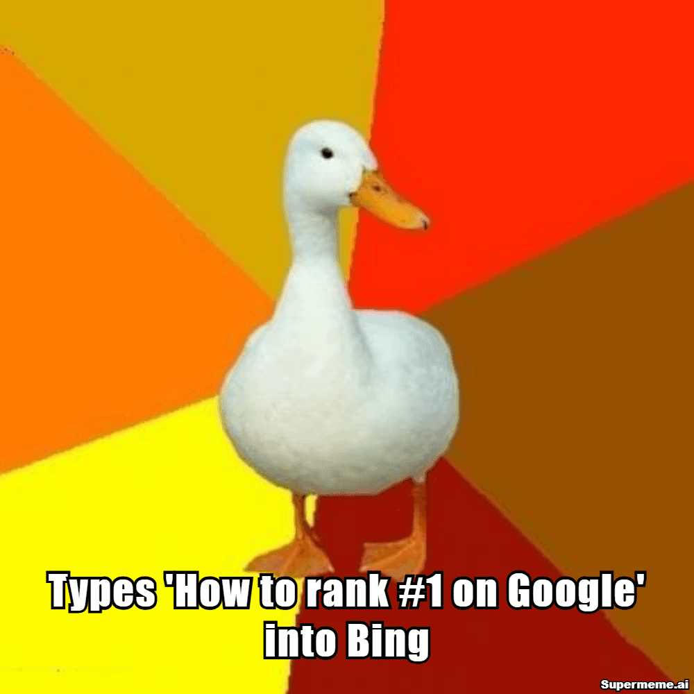 seo meme — Every SEO guide ever written, meeting its actual audience.