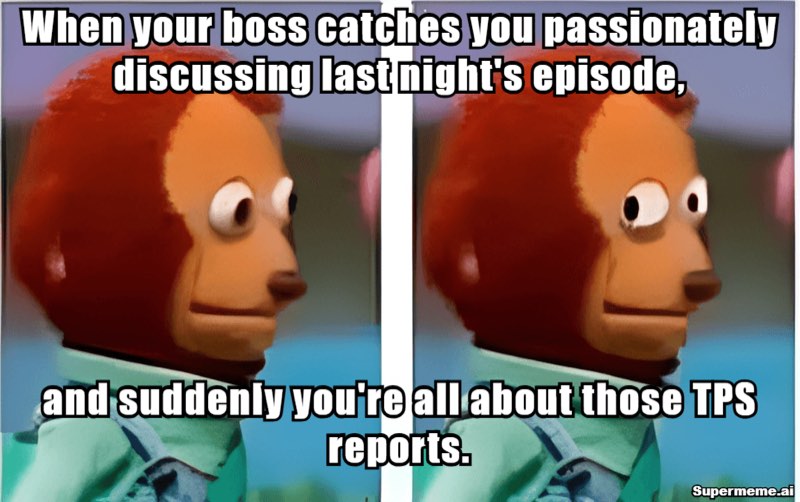 side eye meme — The universal “pretend you weren’t just talking about the boss” pivot.