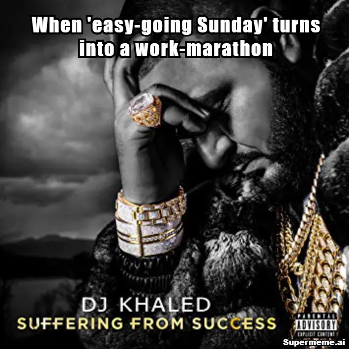 funny sunday work meme 4