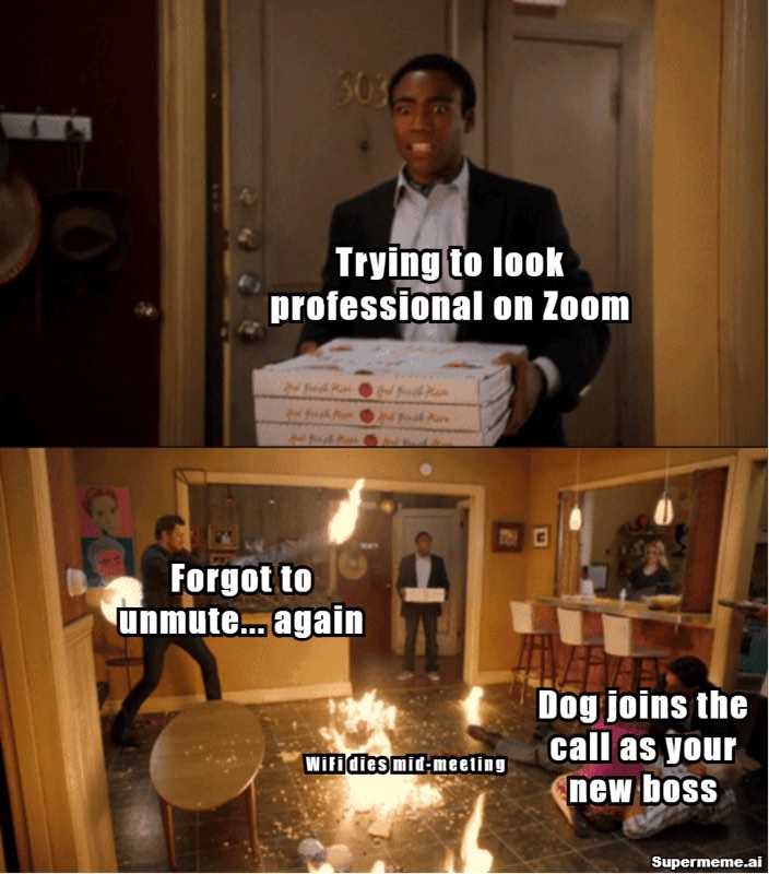 funny work from home meme 1