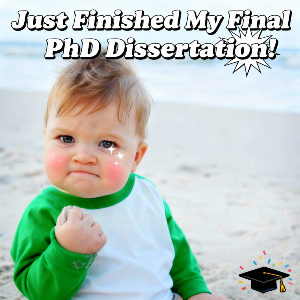 AI-restyled meme of the Success Kid template